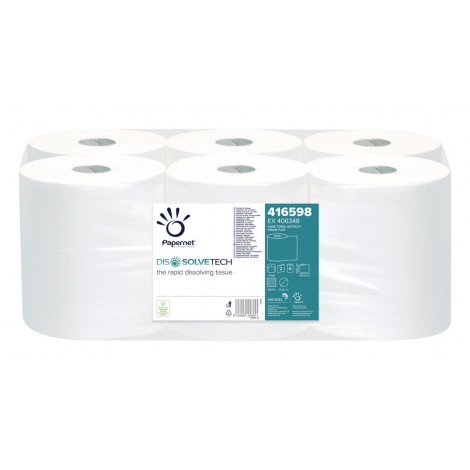 Asciugamani Dissolvetech Centrefeed 140m, 1 strapp...