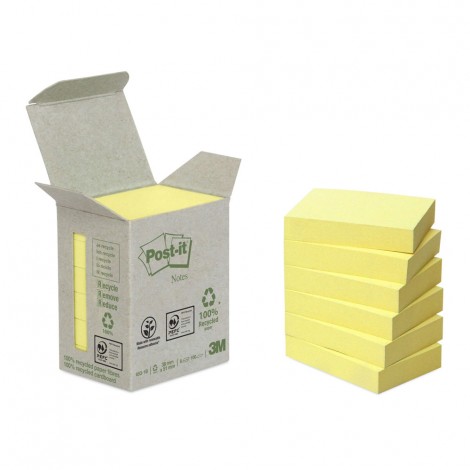 Foglietti post-it in carta ricliclata 653-1B 51x38...