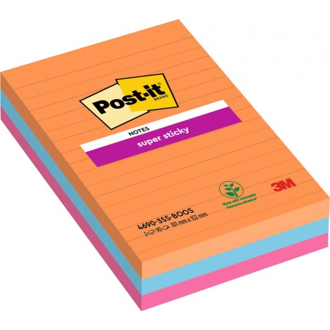 Foglietti post-it Super Sticky Grandi Formati 4690...