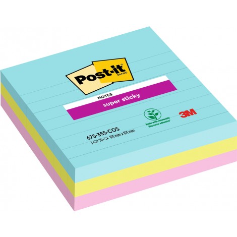 [RM0308] Foglietti post-it Super Sticky Grandi Formati 675-...