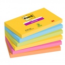 Foglietti post-it Super Sticky 622 Carnival 76x127...