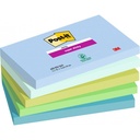 Foglietti post-it Super Sticky 622 Oasis 76x127mm
