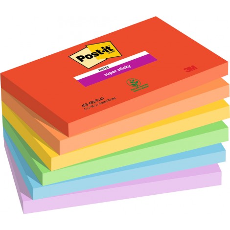 [RM0323] Foglietti post-it Super Sticky 622 Playful 76x76mm