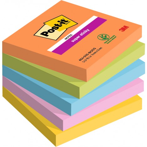 Foglietti post-it Super Sticky 622 Boost 76x127mm