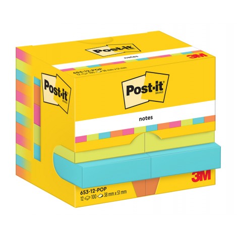 [RM0348] Foglietti post-it Colori Poptimistic 653 38x51mm
