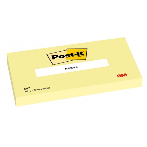 [RM0367] Foglietti post-it Giallo Canary 657 76x102m