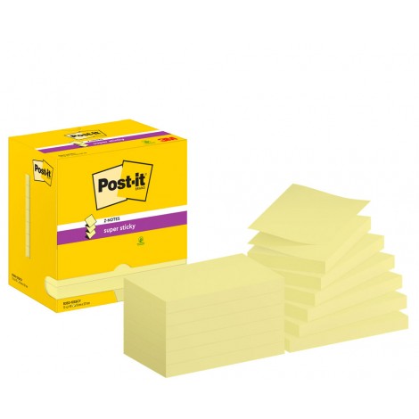 [RM0371] Foglietti post-it Super Sticky Giallo Canary R350-...