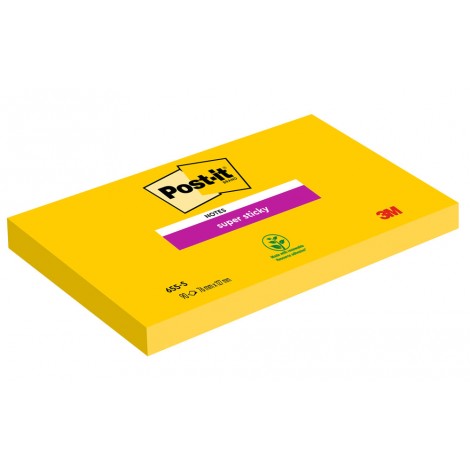 [RM0364] Foglietti post-it Super Sticky Giallo Sole 655-S 7...
