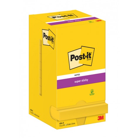 Foglietti post-it Super Sticky Giallo Sole 654-S 7...