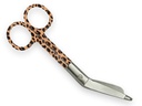 FORBICI PER BENDE - fantasia leopardo - 14 cm