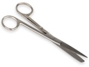 FORBICI RETTE PUNTE ALTERNE con clip - 14 cm