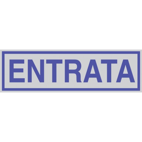 Targhetta ENTRATA