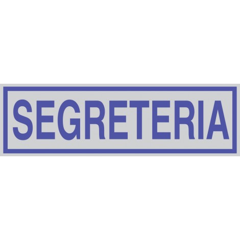 Targhetta SEGRETERIA