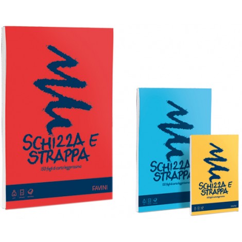 Schizza e strappa - Blocco collato