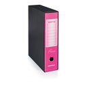 Registratore protocollo Brefio Fluo d. 8cm rosa fl...