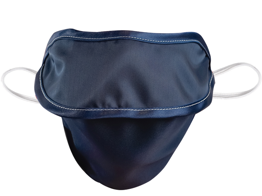 MASCHERINA RIUTILIZZABILE MYCROCLEAN BFE 99,8% - blu/blu
