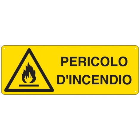 Cartello "Pericolo di incendio"