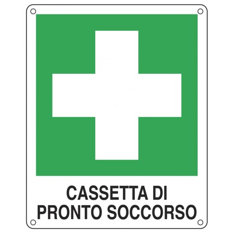Cartello "Cassetta di pronto soccorso"