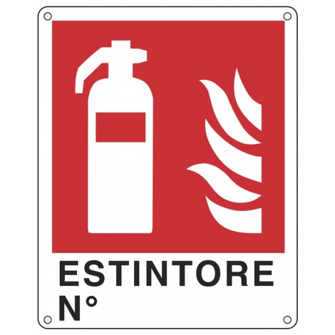 Cartello "Estintore N."