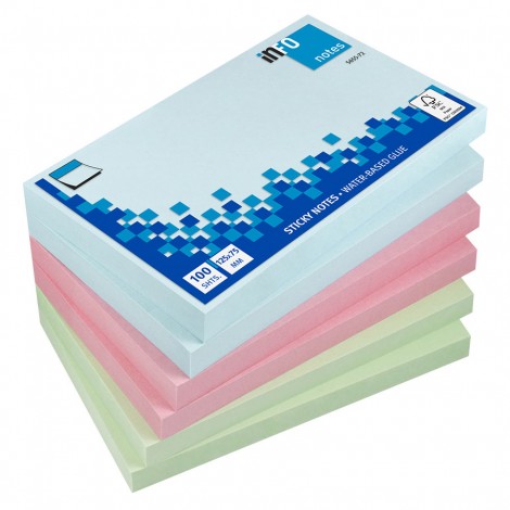 [INF016] Foglietti post-it Sticky Notes Pastel 125x75mm