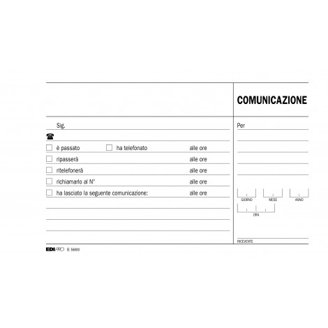 Blocco comunicazione