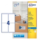 Quickdry - Etichette adesive in fogli A4