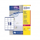 Ultragrip - Etichette adesive in fogli A4