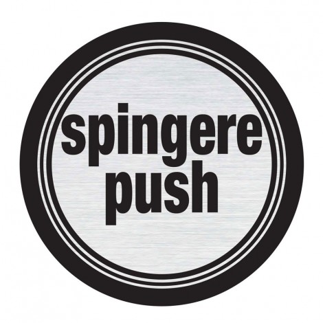 Pittogramma "Spingere/Push"