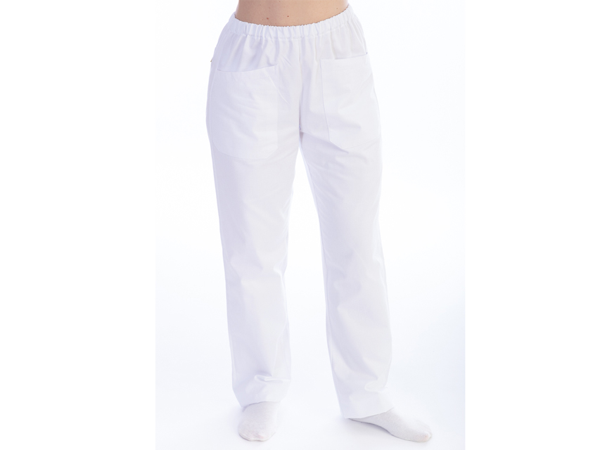 [21497] PANTALONI - cotone/poliestere - unisex - taglia XXXL bianchi