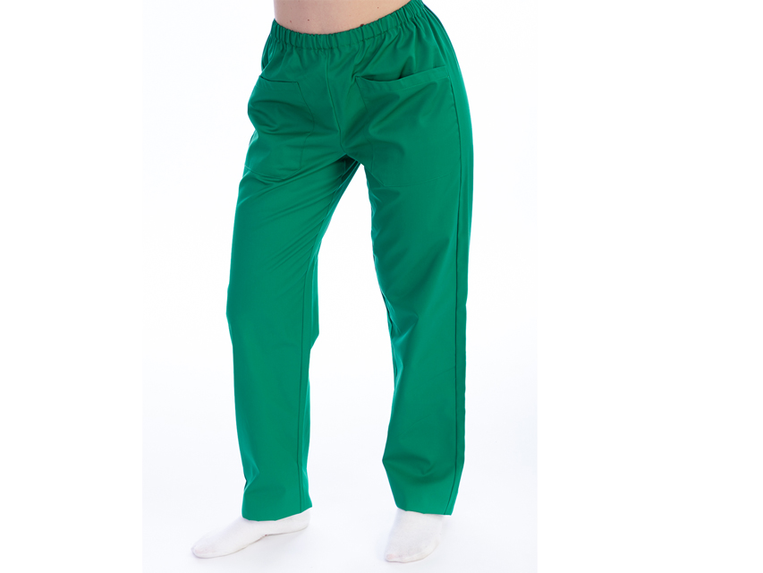 [21501] PANTALONI - cotone/poliestere - unisex - taglia XS verdi
