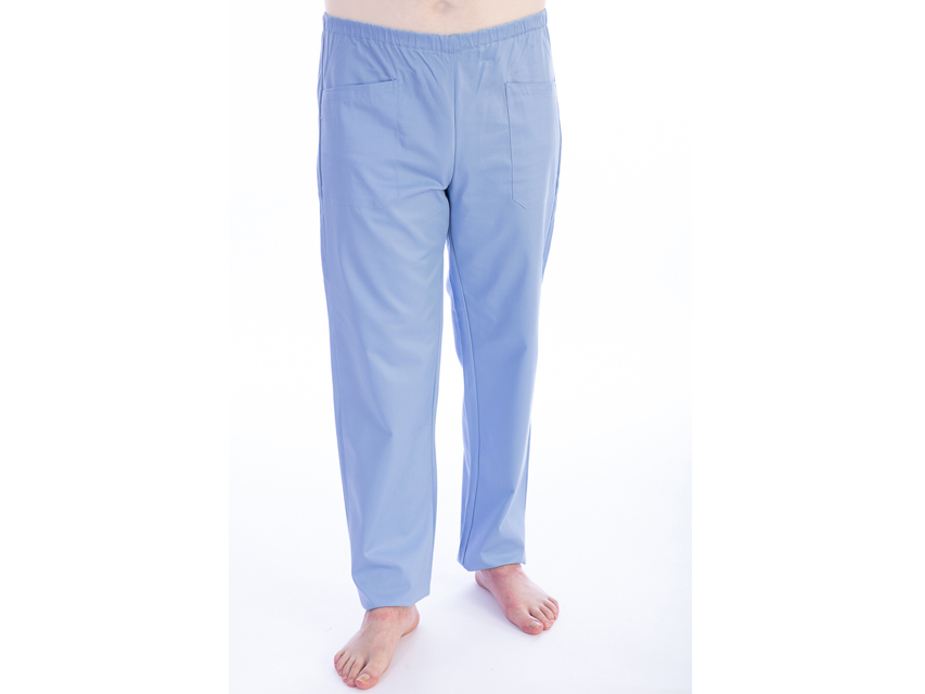 [21511] PANTALONI - cotone/poliestere - unisex - taglia XS azzurri