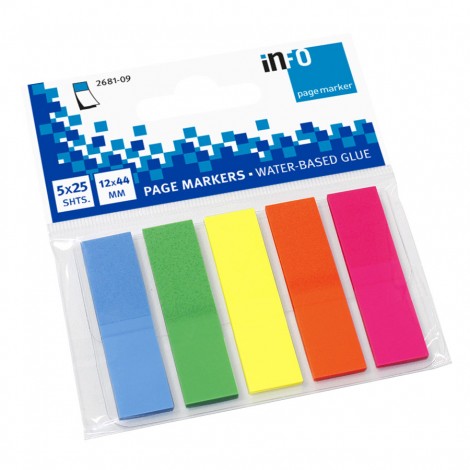[INF010] Foglietti post-it Segnapagina 12x44mm