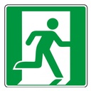 Cartello "Uscita di emergenza a destra"