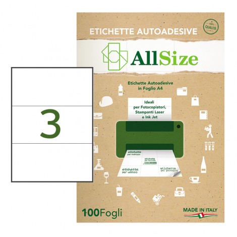 [Z02016] Etichette adesive in fogli A4