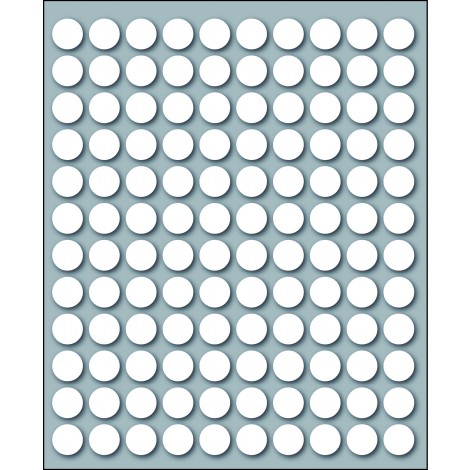 [KN0276] Etichette adesive in fogli - Multiuso rotonde