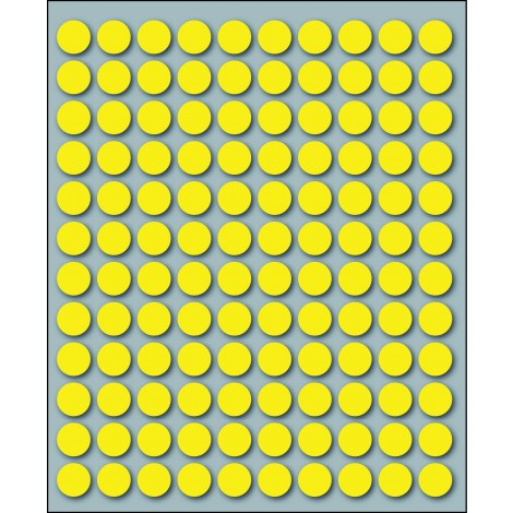 [KN0324] Etichette adesive in fogli - Multiuso rotonde