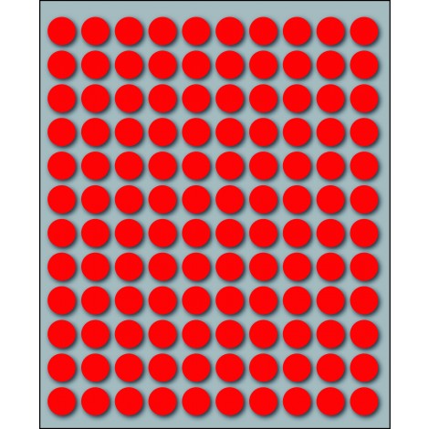 [KN0221] Etichette adesive in fogli - Multiuso rotonde