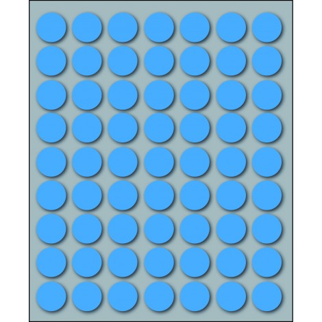 [KN0211] Etichette adesive in fogli - Multiuso rotonde