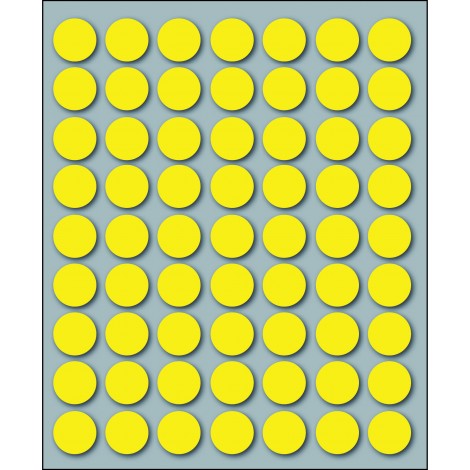 Etichette adesive in fogli - Multiuso rotonde