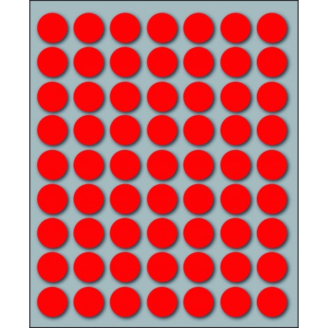 [KN0210] Etichette adesive in fogli - Multiuso rotonde