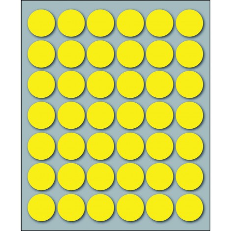 [KN0220] Etichette adesive in fogli - Multiuso rotonde