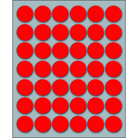 [KN0217] Etichette adesive in fogli - Multiuso rotonde