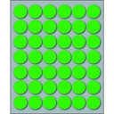 Etichette adesive in fogli - Multiuso rotonde