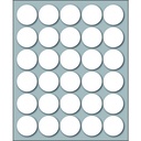 Etichette adesive in fogli - Multiuso rotonde