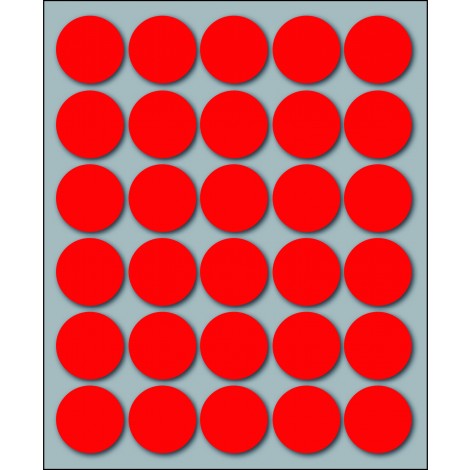 [KN0206] Etichette adesive in fogli - Multiuso rotonde