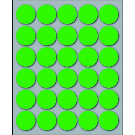 [KN0208] Etichette adesive in fogli - Multiuso rotonde