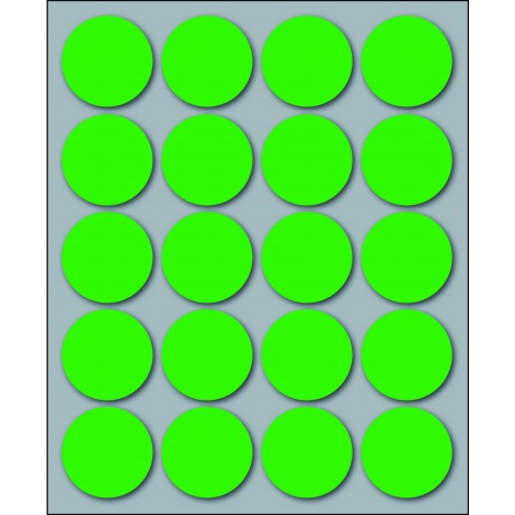 Etichette adesive in fogli - Multiuso rotonde