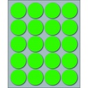Etichette adesive in fogli - Multiuso rotonde