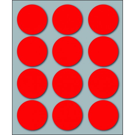 [KN0203] Etichette adesive in fogli - Multiuso rotonde