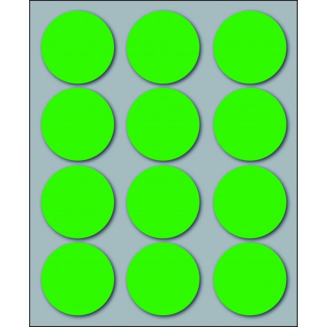 [KN0205] Etichette adesive in fogli - Multiuso rotonde